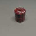 Christmas Wired Edge Plaid Ribbon 2.5 Inches Black and White Buffalo Wrapping Ribbon Gingham Ribbon for Christmas Tree Wreath Gift Wrapping, Crafts, and Decorations(Red with Green and Gold Line Plaid)