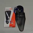 Suvorna Swivel Hair Scissors Professional - Barber Scissors for Hair Cutting - 5.5" J2 420 Japanese Stainless Steel hair cutting scissors for Trimming & Grooming - Hair Shears for Women & Men