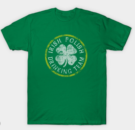 Connolly Irish Drinking Team St Patrick's Day Men Women T-Shirt, L