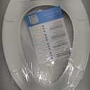 Garvee Toilet Seat Cover Elongated Toilet Seat,PP Quick Release Flat Lid Toilet Seat Elongated Easy Remove Easy Clean for Bathroom Renovation Family Apartment Guest Restroom
