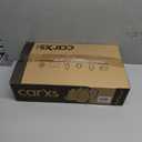 BDK PolyPro Car Seat Covers Full Set in Gray on Black, Front and Rear Split Bench Seat Covers for Cars, Easy to Install Car Seats Cover Set and Accessories for Auto Trucks Van SUV - Gray