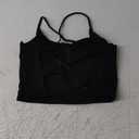 XUNYU Strappy Sports Bras for Women High Support Longline Workout Tops Built in Bra Cross Yoga Crop Tank Top Padded Large