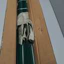 4 Ft Fence Post 10Pack, U Post for Wire Fencing, Heavy Duty No Dig Green Metal T Posts for Yard and Outdoor