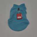 Gooby - Fleece Vest, Small Dog Pullover Fleece Jacket with Leash Ring, Turquoise, Large (Large (Around 18-lb))