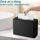 Multifold Paper Towel Dispenser Countertop, Heavy Duty Wide-Design, 300-Sheet Large Capacity Black Paper Towel Holder, Compatible with Tork, AmazonCommercial, Kleenex, Scott, Pacific Multifold Towels