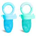 Munchkin Baby Feeder for Fresh Food and Fruit, 2 Pack, Blue/Mint