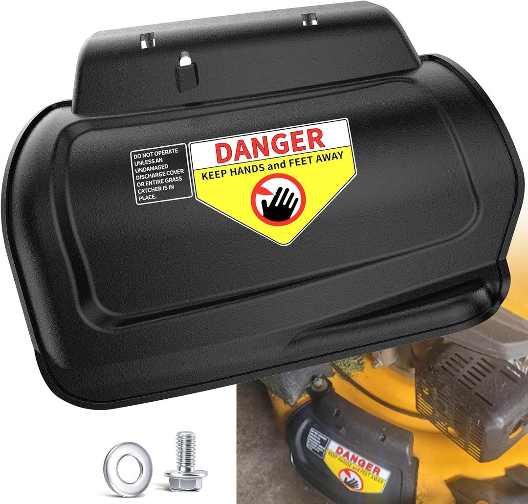 987-02516A Hinged Mulching Plug - Compatible with MTD, Troy Bilt, Craftsman, Cub Cadet, Fits 21" Murray Push Mower and More, Comes with Spring, Pin and Hinge 987-02516, 687-02516A, 687-02516