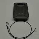 Fireproof Security Box with 3-Digit Combination Lock, Portable Safe for Guns, Money, Documents - 39IN Patented Security Cable Included - Ideal for Valuables and Firearms, Size 9.4x6.5x2 IN (1 Pack)