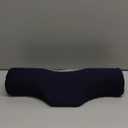 Cervical Neck Pillow for Pain Relief Sleeping, Neck roll Pillow Memory Foam for Stiff Neck Pain Relief Travel Bolster Pillow for Bed for Side Sleepers Back Sleeper. (Blue)