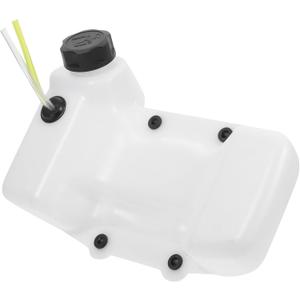 Kisangel 40-5Bl Brush Cutter Fuel Tank Replacement Lawn Mower Gasoline Oil Tank Trimmer Accessory for Garden Tools 9.65X5.71X2.76 Inches