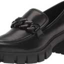 Madden Girl Womens Hoxtonn (8.5, Black Paris)