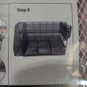 Kosiz 21 Pcs Pink Desk Organizer Pink Office Accessories 4 Tier File Organizer with Drawer Stapler Tape Dispenser Sticky Note Clips Pen Highlighter Scissors Aesthetic Accessories for Office Supplies