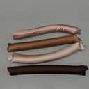 Kitsch Satin Hair Curlers, Heatless Curling Rod - Jumbo Flexi Rod, Heatless Hair Curler - Hair Curlers to Sleep In - No Heat Overnight Curls - For All Hair Types and Texture - 4pcs Rosewood (4 Count (Pack of 1))