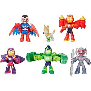IRON MAN AND HIS AWESOME FRIENDS Marvel Armored-Up Avengers Pack, 3-Inch (7.6 CM) Action Figures, Toy Playsets for Boys & Girls, Ages 3+ IRON MAN AND HIS AWESOME FRIENDS Marvel Armored-Up Avengers Pack, 3-Inch (7.6 CM) Action Figures, Toy Playsets for Boys & Girls, Ages 3+