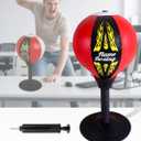 Stress Relief Gift Desktop Punching Bag  Suctions Firmly to Your Desk, Perfect to Punch After Tasks from Your Boss, Funny White Elephant Gift Idea