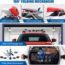 ARTIPOLY Kayak Roof Rack for 2 Kayaks, 4-in-1 Multifunction Bilateral Kayak & Canoe Car Racks J-Bar with Paddle Holder for Easy Mount Kayak/Surf/Ski/Canoe/SUP on SUV, Car and Truck Crossbar