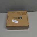 Cielsa Dawn Gold Heavy Duty Privacy Lever Door Handle and Single Cylinder Deadbolt Lock and Key Combo Pack - Locking Lever Set for Left or Right-Handed Doors - Exterior Door Levers - Satin Brass