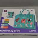 hahaland Busy Board for Toddlers Girls Montessori Toys for 3+ Year Old Farm Animals Preschool Learning Activities Toddler Travel Toys for 3+