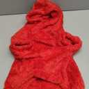 4XL Dog Sweaters for Large Dogs,Dog Hoodie,Warm Fuzzy Fleece Sweatshirt with Hood & Pocket,Leash Hole,Cozy Cold Weather Pet Clothes Sweater Hoodie for Large Dogs(Red,4XL)