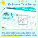 Grooved Handwriting Practice for Kids, Magic Grooved Writing Practice Books, 7 Reusable Tracing Workbooks for Preschool & Kindergarten, Learn Letters & Numbers for Ages 38 (7)
