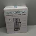 CASABREWS CM5418 Espresso Machine 20 Bar, Compact Espresso Maker with Steam Milk Frother, Stainless Steel Coffee Machine with 34oz Removable Water Tank for Cappuccino, Gift for Women or Men, Silver