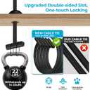 2 x 200 Pcs Universal Nylon Cable Tie Buckle, Upgrade Cable Tie Buckle Zip Tie Clips for Car, Multifunctional Nylon Zip Ties T-Type Head Zip Ties with Screw Hole for Automotive Fender, Engine Bay, Home