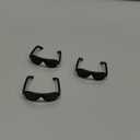 120pcs Mini Doll Sunglasses, Black Plastic Dollhouse Accessories for DIY Decoration, Kids Play House Toys, for Doll Dress-up and Parent-Child Interaction, 1.18 X 1.02 X 0.39 Inches