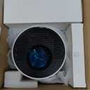 Electric FocusMini Projector, Projector 4K 1080P Support, 260 ANSI Lumens Projector with Wifi and Bluetooth, Upgrade Smart Proyector, 5w Speaker, Auto Keystone Correction 35"-130" Screen HY300 Plus