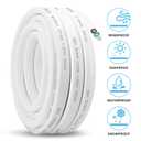 6/3 Marine Wire 6 Gauge,6 AWG Marine Grade Wire,6/3 Triplex Tinned Copper Boat Cable,6 Gauge Oxygen-Free Copper Cable for Automotive RV Boat Speaker Solar Outdoor - 20ft