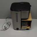 KRUPS Coffee Maker 10 Cups Simply Brew Stainless Steel Drip Coffee Maker, 900 Watts Coffee Filter, Drip Free, Dishwasher Safe Pot , Black & Silver