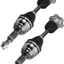 Pair (2) CV Axle Assembly For Cadillac Escalade, For Chevy Silverado 1500 Suburban Tahoe Avalanche Blazer, For GMC K1500 Suburban Sierra 1500 Yukon XL, Driver and Passenger Side 1988-2007