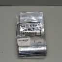 Ctosree 200 Pcs Stand up Food Pouch Bags, Candy Bags Sealable Heavy Duty Clear Front with Aluminum Foil Back, Plastic Zipper Food Coffee Candy Storage, Reclosable and Heat Sealable(5" x 8")