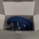 iClever BTH12 Kids Bluetooth Headphones,Colorful LED Lights Kids Headphones Wireless,74/85dBA Safe Volume,85H Playtime,Fast Charging,Bluetooth 5.2,Over Ear,Built-in Mic for iPad/Tablet/Airplane,Blue