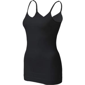 EUYZOU Women's Tummy Control Shapewear Tank Tops - Seamless Body Shaper Compression Top (Black, XL)