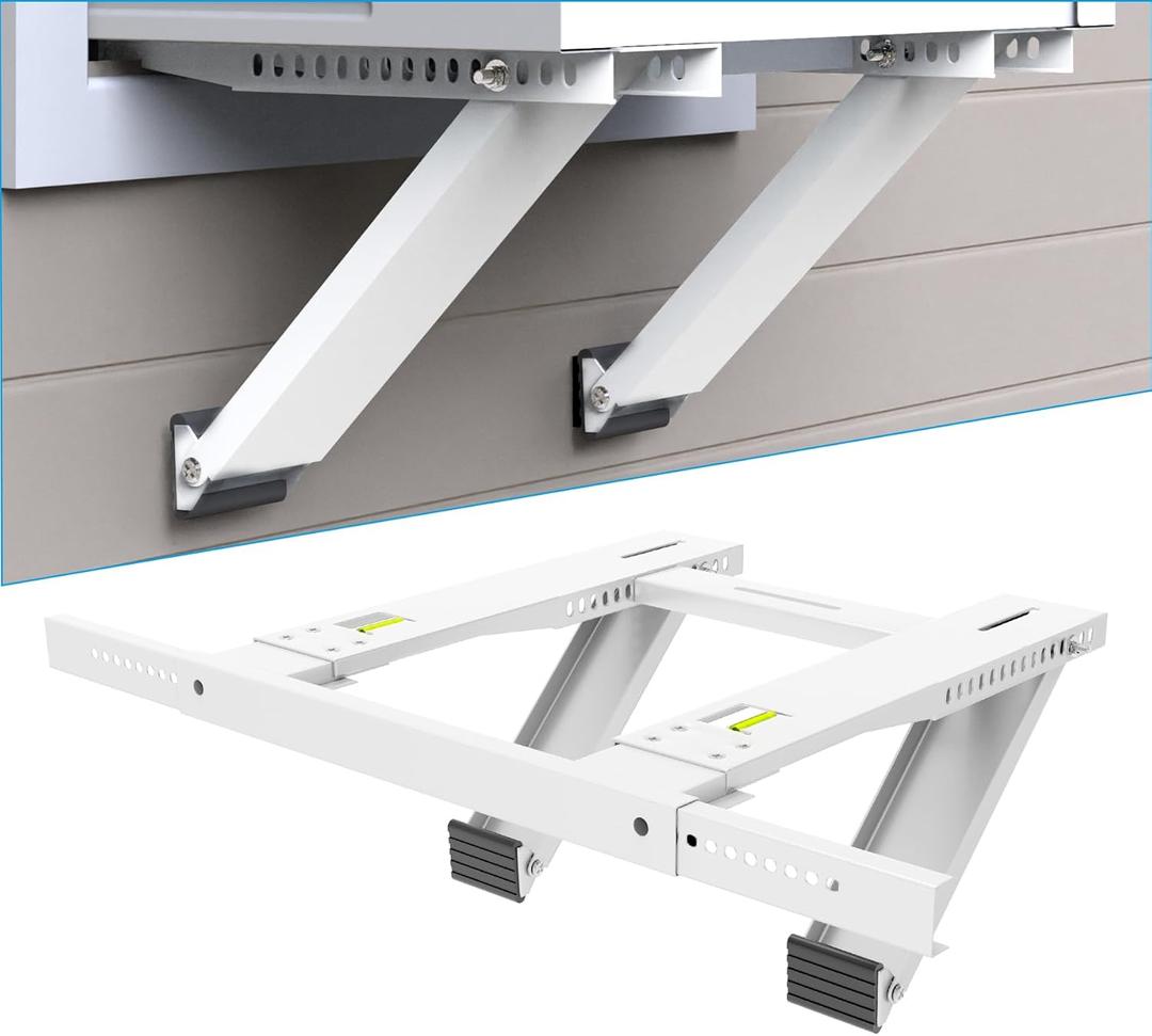 Air Jade Window Air Conditioner Bracket, Drill-Less Window AC Support Heavy Duty, Easy Installation No Drilling Required, Up to 200 lbs Air Jade Window Air Conditioner Bracket, Drill-Less Window AC Support Heavy Duty, Easy Installation No Drilling Required, Up to 200 lbs