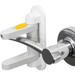 SVD.PET Door Lever Lock (2 Pack) Child Proof Doors & Handles, Prevents Toddlers and Pets from Opening Doors. Unique Difficulty Adjustment, Easy One Hand Operation for Adults 