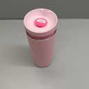 Owala SmoothSip Slider Insulated Stainless Steel Coffee Tumbler, Reusable Iced Coffee Cup, Hot Coffee Travel Mug, BPA Free 20 oz, Pink (Pucker Up)