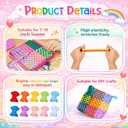 Kirosy Loom Refill Loops, 1000PCS Elastic Weaving Bands in 10 Colors for 7" Potholder Looms, Durable Craft Refill for DIY Weaving Projects