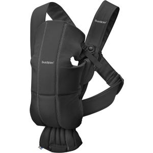 BabyBjrn Baby Carrier Mini, Cotton, Black