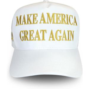Trump 45-47 MAGA Hat (White)