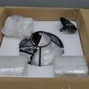 Crystal Chandeliers for Dining Room Lights Fixtures, 9 Lights Black Modern Chandeliers for Bedroom, 3-Tier Round Crystal Lighting Fixtures for Living Room Entryway Kitchen Island D20 Inch