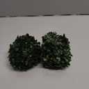 Hotop 2 Pcs 5 Inch Artificial Plant Topiary Ball 4 Layers Garden Spheres Boxwood Balls Artificial Topiaries Spheres Decorative Plants for Backyard, Balcony, Garden, Indoor Outdoor Decor(Green)