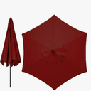 Umbrella Replacement Canopy Replacement Cover for Market Patio Umbrella Outdoor Umbrella Replacement Top 2.7m 3.0m Replacement Cloth for Sun Umbrella Round fabric cover for Garden Umbrella Size: 8 rib-2.30m(7.5ft)