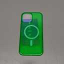 FELONY CASE for iPhone 12 Pro Max - Stylish Neon Green Crystal Clear Phone Case, Compatible with MagSafe - 360 Shockproof Protective Cases