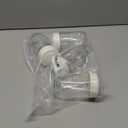 Gulicola Glass Breastmilk Storage Bottles, Wide Neck Breastmilk Collection Bottles, 5 oz, 4 Pack - White