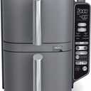 Ninja DoubleStack XL Smart Air Fryer, 10 Qt, 6-in-1, Grey, SL451
Air fry, broil, roast, bake, reheat, dehydrate, Smart Cook thermometer, Cooks 4 foods at once