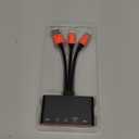 5-in-1 Memory Card Reader, USB OTG Adapter & SD Card Reader for i-Phone/i-Pad, USB C and USB A Devices with Micro SD & SD Card Slots, Supports SD/Micro SD/SDHC/SDXC/MMC(BlackRed)