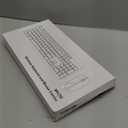 Wireless Keyboard and Mouse Combo, Full Size Silent Ergonomic Keyboard and Mouse, Long Battery Life, Optical Mouse, 2.4G LagFree Cordless Mice Keyboard for Computer, Mac, Laptop, PC, Windows(White)