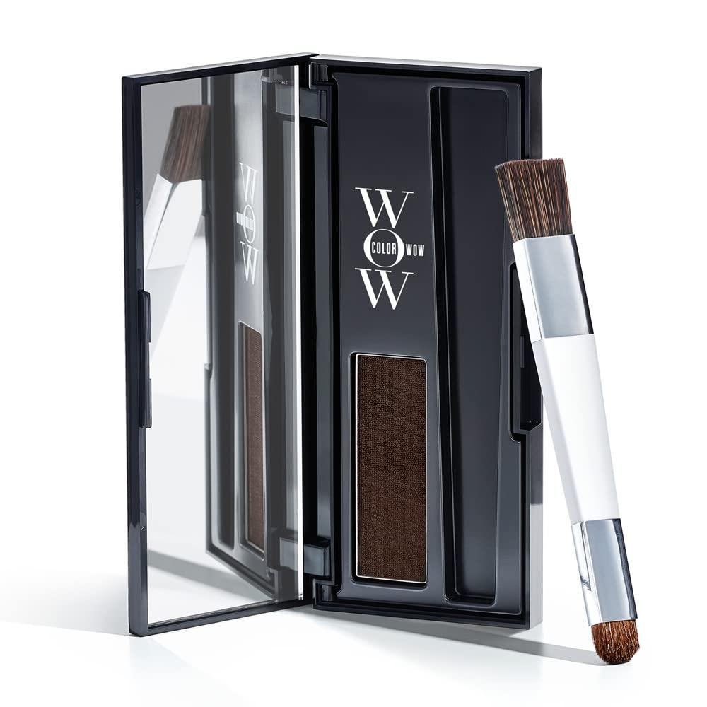 COLOR WOW Root Cover Up  Instant Grey Coverage and Highlight Touch-Up | Water and Sweat Resistant | No mess Award-Winning Formula (Dark Brown)