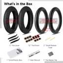 yeesport 12 1/2 x 2 1/4 Tire, 2 Pack 12.5" Kid Bike Tire & 12.5x2.25 Inner Tube, 12.5" Heavy Duty Bike Tubes Schrader Valve With Repair Kit,12 X2  (62-203) Electric Scooter Tires MTB Tires